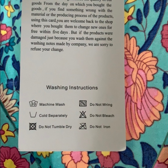 Floral Summer Dress Boho - Picture 10 of 12